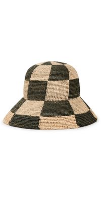 Brixton Redding Bucket Hat Whitecap/Deep Forest XS/S