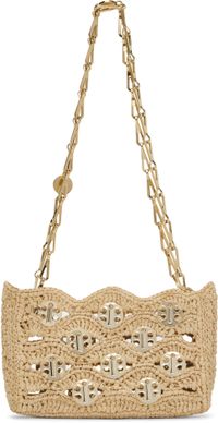 Rabanne Beige 1969 Nano Bag