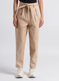 Max Mara Week End - Pantalon carotte taille haute - Taille 44 - Beige