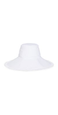Hat Attack Packable Canvas Hat Solid White One Size