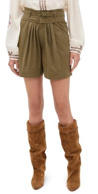 Isabel Marant Étoile Danica Shorts Khaki 36