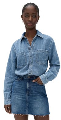 7 For All Mankind Mini Skirt Dress Ipanema M