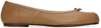 Maison Margiela Tan Tabi Ballerina Flats
