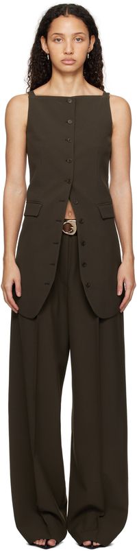 Beaufille Brown Innes Minidress