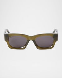 Bodie Rectangle Acetate Sunglasses