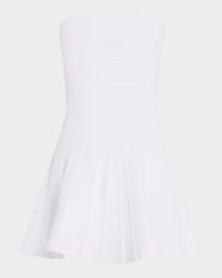 Persephonie Strapless Knit Mini Dress