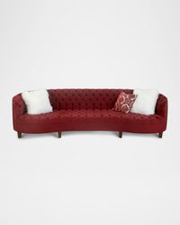 Vaughn Tufted Velvet Sofa, 126"