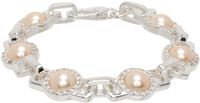 Hatton Labs SSENSE Exclusive Silver Romeo Link Bracelet