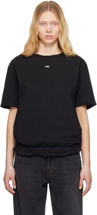 ADER error Black Half Sleeve Product. 36 Sweatshirt