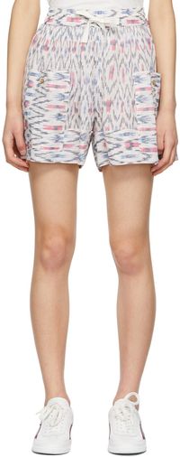 Isabel Marant Etoile Short Ledoria blanc cassé