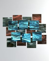 Electric Glass Wall Sculpture