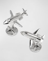 Sterling Private Jet Cufflinks