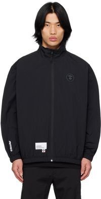 AAPE by A Bathing Ape Black Embroidered Jacket