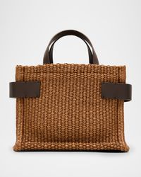 Essense Mini Raffia Tote Bag