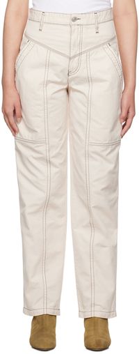 Isabel Marant Etoile Off-White Denzel Trousers