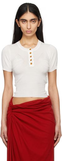 Vivienne Westwood Off-White Tit Top