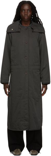 LEMAIRE Reversible Grey Military Coat