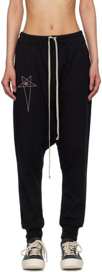 Rick Owens Pantalon de détente noir édition Champion