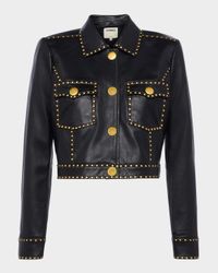 Winsome Studded Leather Jacket