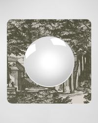 Square Frame With Convex Mirror - Settecentesco