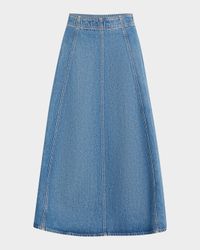 The Uma Denim Midi Skirt