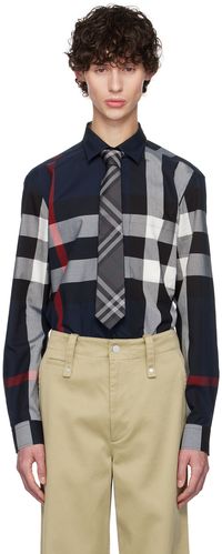 Burberry Navy Check Shirt