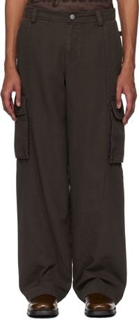Han Kjøbenhavn Pantalon cargo brun en coton