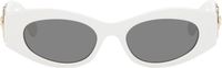 Versace White Medusa Biggie Cat-Eye Sunglasses