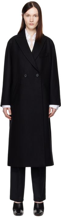 A.P.C. Black Flora Trench Coat