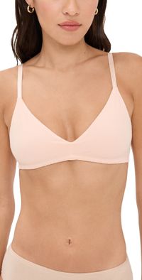 Eberjey The Stretch Cotton Bralette Buff XS/S