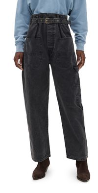 Isabel Marant Étoile Mathilda Pants Faded Black 34