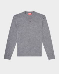 Men's K-Valiam Cutout Logo Crewneck Sweater
