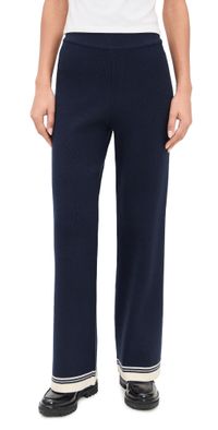 English Factory Contrast Stripe Detail Pants Navy/White XL