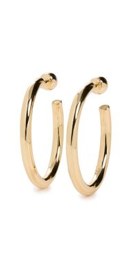 Gorjana Carter Hoops Gold One Size