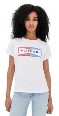 MOTHER The Boxy Goodie Goodie Tee Fluff Fast As Mother M
