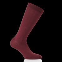 Bleuforet - Chaussettes en coton stretch - Taille 43/46 - Rouge