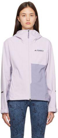 adidas Originals Purple Terrex Multi RAIN.RDY Jacket