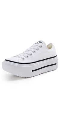 Converse Chuck Taylor All Star Lift Double Stack Sneakers White/Black/White M 8.5/ W 10.5