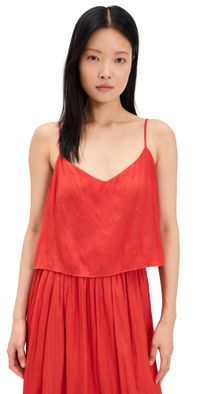 Z Supply Fiore Tank Cabana Red M