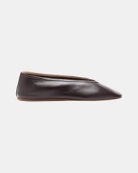 Luna Lambskin Leather Ballerina Flats