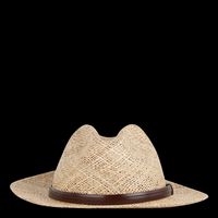 Saison 1865 - Chapeau en paille tissé - Taille 61cm - Beige