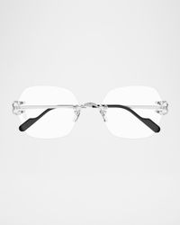 Rimless Metal Optical Glasses