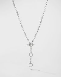 DY Madison Three-Ring Chain Necklace, 17"