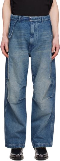Random Identities Blue Washed Denim Berlin Baggy Jeans