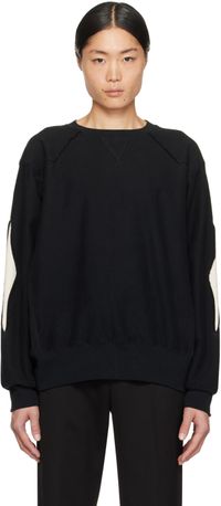 The Letters Black Cutout Sweatshirt
