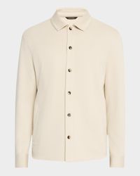 Men's Whitney Cotton and Cashmere Fleece Overshirt