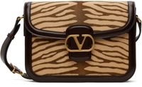 Valentino Garavani Brown & Beige 9TO5 Bag