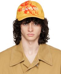 Lanvin Yellow Future Edition Eagle Cotton Cap