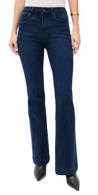Good American Good Legs Flare Compression Jeans Indigo1150 15