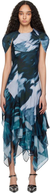 Collina Strada Blue Hillary Maxi Dress